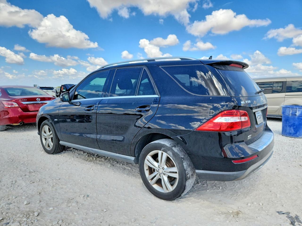 2012 Mercedes-benz Ml 350 4matic Black vin: 4JGDA5HB6CA017039