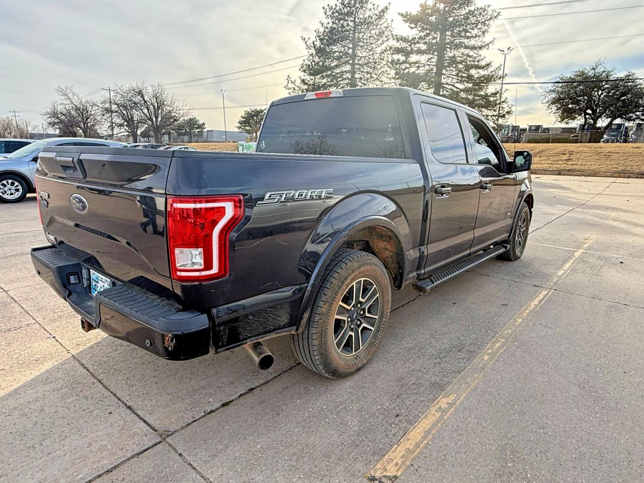 2015 Ford F150 Supercrew Black vin: 1FTEW1CPXFKE20848