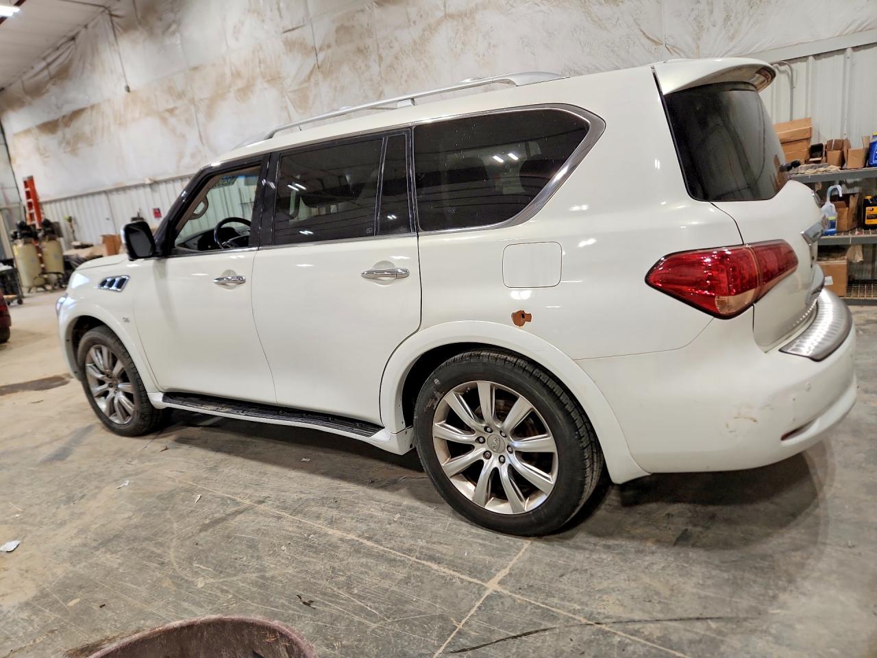 2014 Infiniti Qx80 Base Белый vin: JN8AZ2NC3E9351548