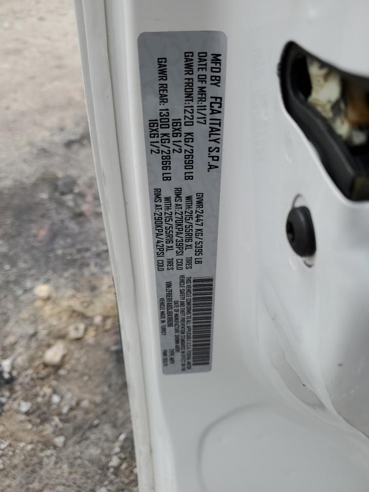 2018 Ram Promaster City Белый vin: ZFBERFAB0J6K18696