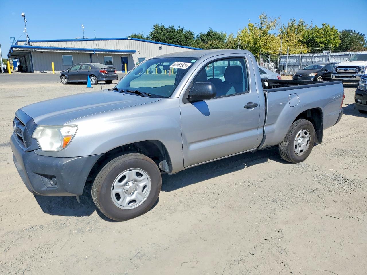 2014 Toyota Tacoma Base Silver vin: 5TFNX4CN4EX032688