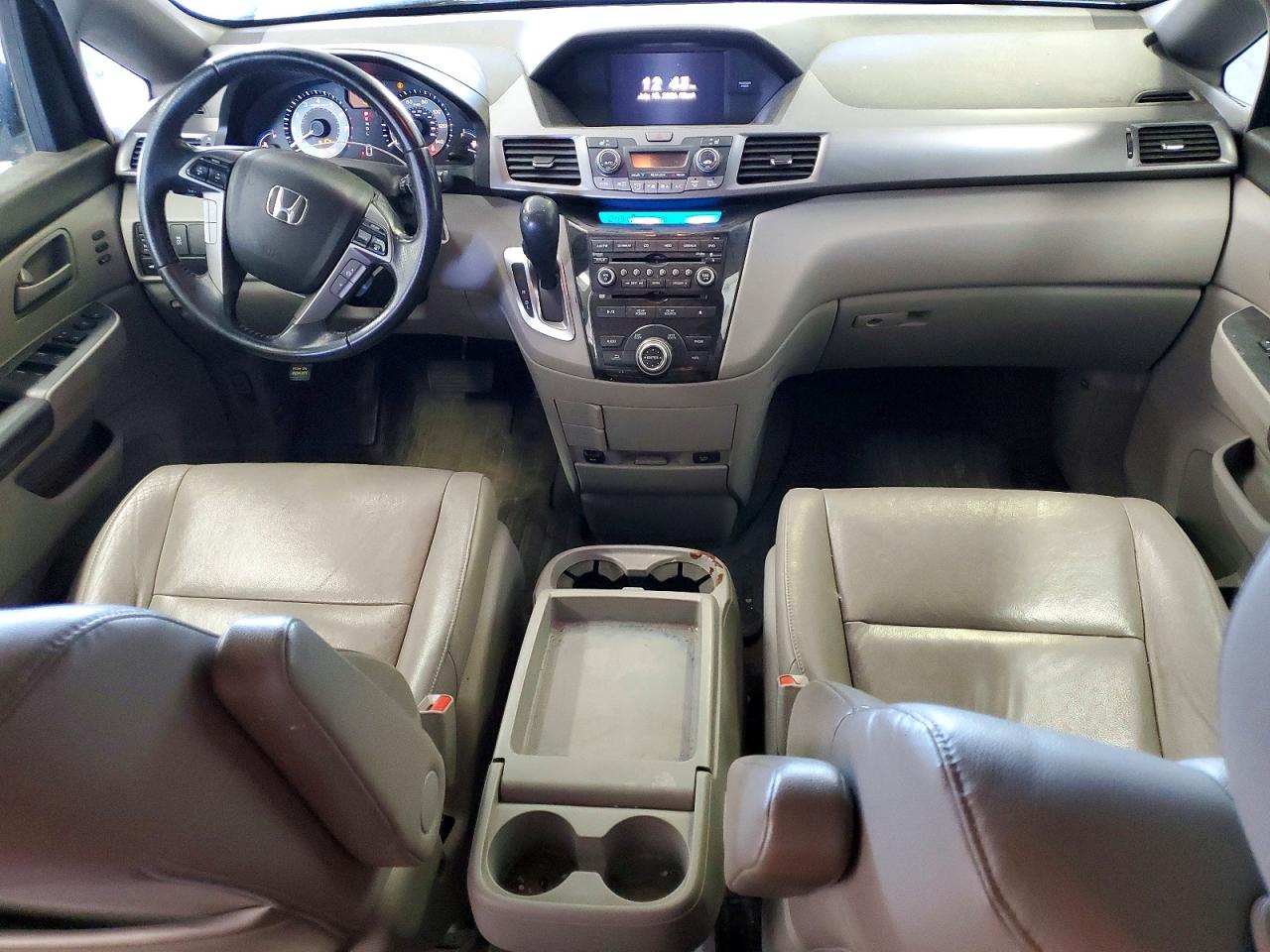 2011 Honda Odyssey Touring Gray vin: 5FNRL5H90BB002978