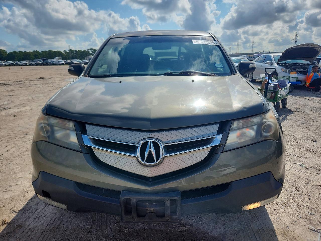 2007 Acura Mdx Technology Зеленый vin: 2HNYD28427H550004