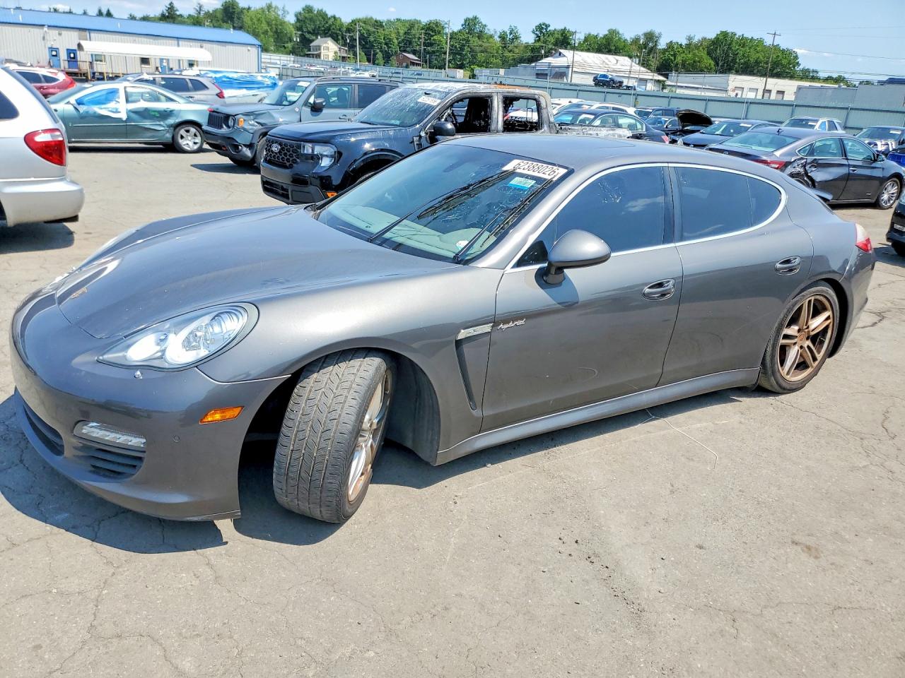 2013 Porsche Panamera S Hybrid Gray vin: WP0AD2A73DL045194