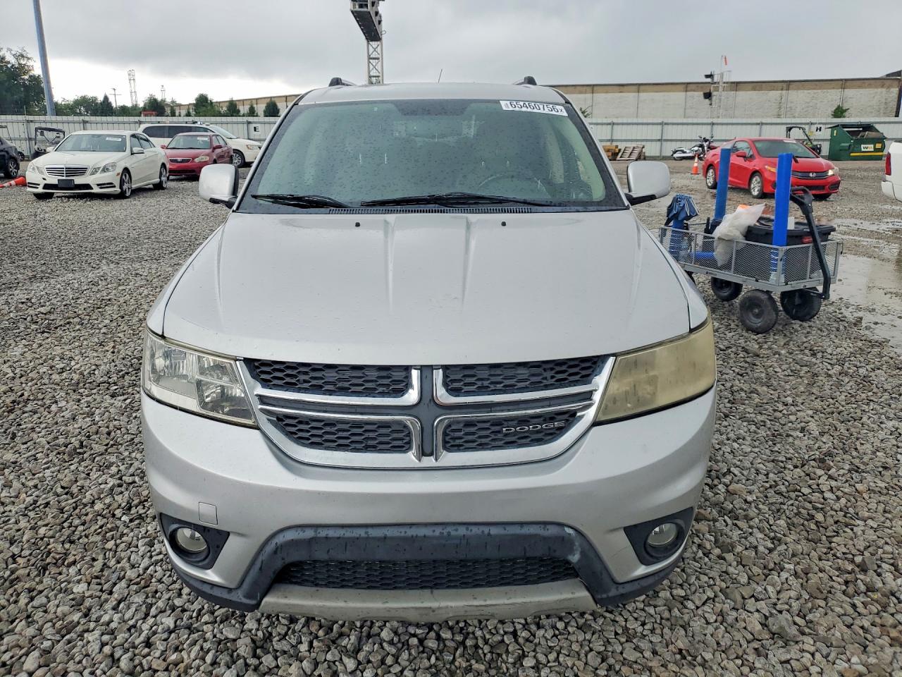 2011 Dodge Journey Crew Серебряный vin: 3D4PG3FG9BT540052