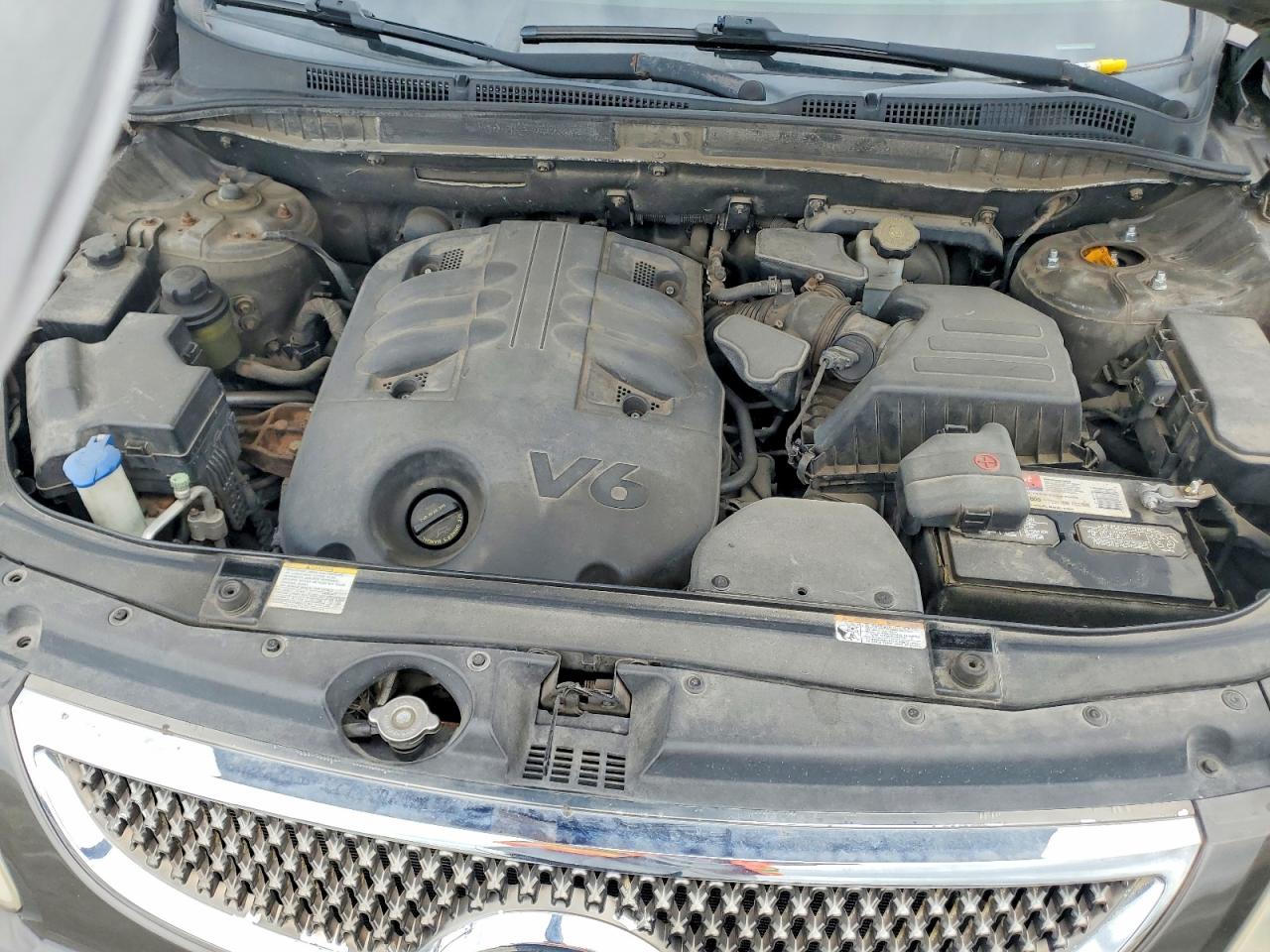 2008 Hyundai Veracruz Gls Gray vin: KM8NU73C68U071602
