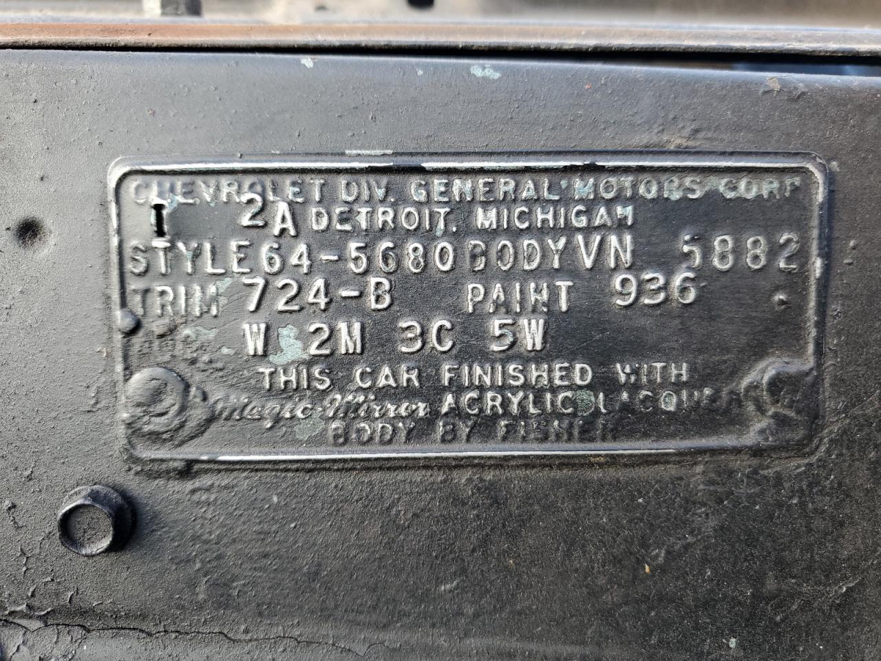 1964 Other Other Black vin: 45680L130084