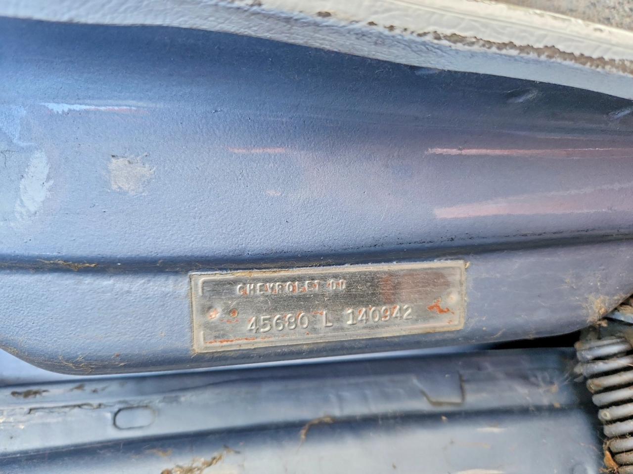 1964 Chev El Camino Blue vin: 45680L140942