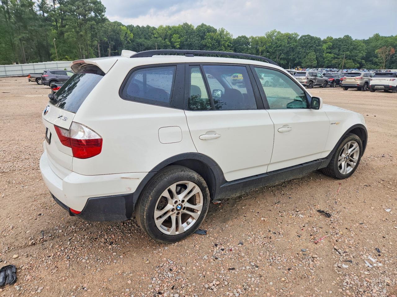 2007 Bmw X3 3.0si Белый vin: WBXPC93487WF28259
