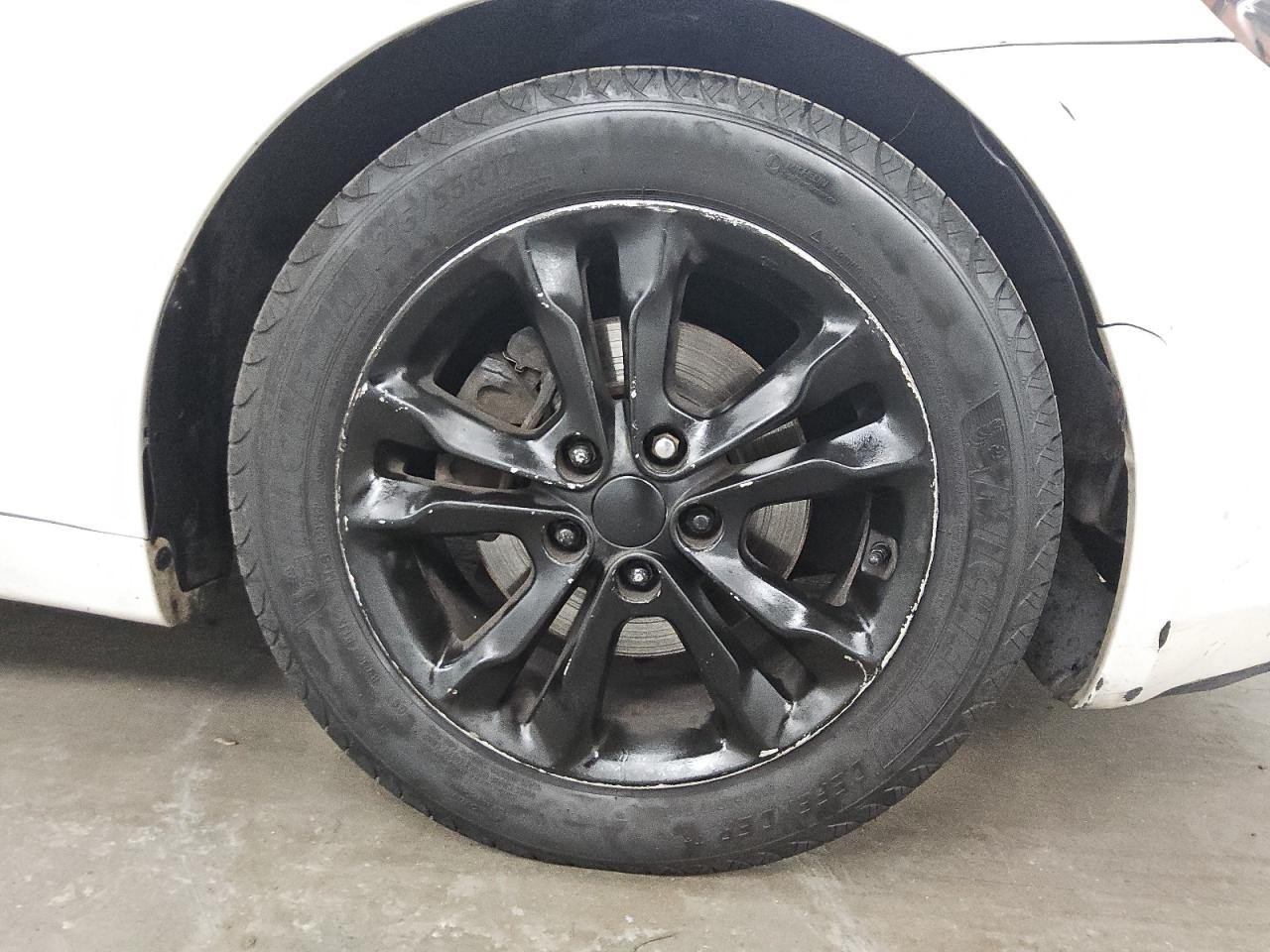 2012 Kia Optima Ex White vin: 5XXGN4A78CG007994 Damage: Right Front Wheel, Curb Rash, > 12 Inches
