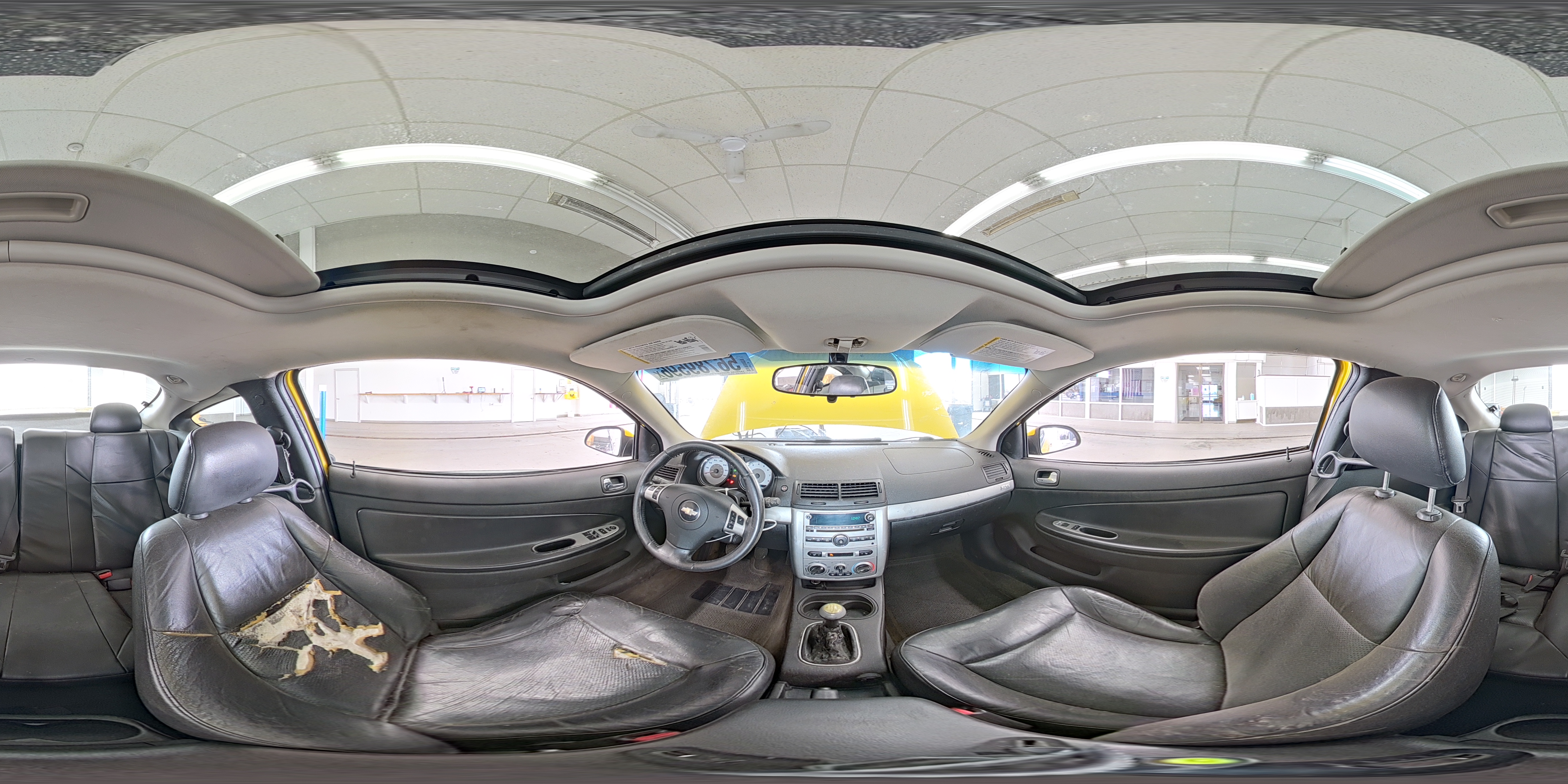 2007 Chevrolet Cobalt Ls Yellow vin: 1G1AM15B877110748