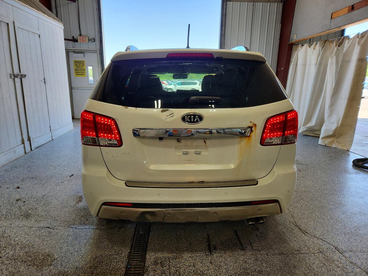 2013 Kia Sorento Sx White vin: 5XYKWDA22DG381641