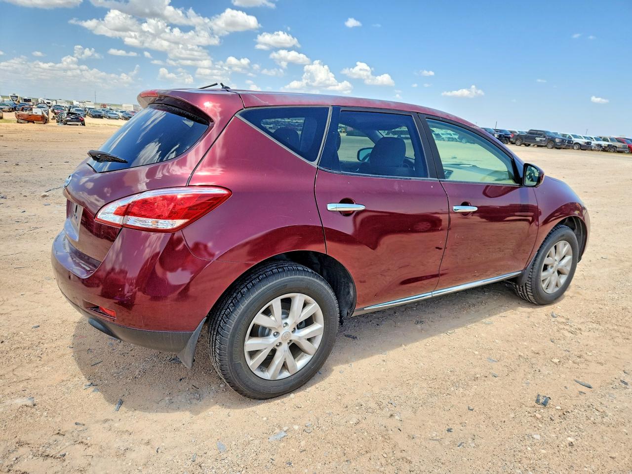 2011 Nissan Murano S Burgundy vin: JN8AZ1MU7BW069091