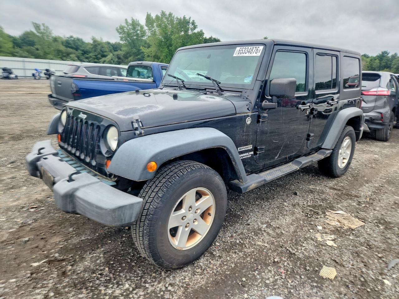 2010 Jeep Wrangler Unlimited Sport Black vin: 1J4BA3H17AL176333