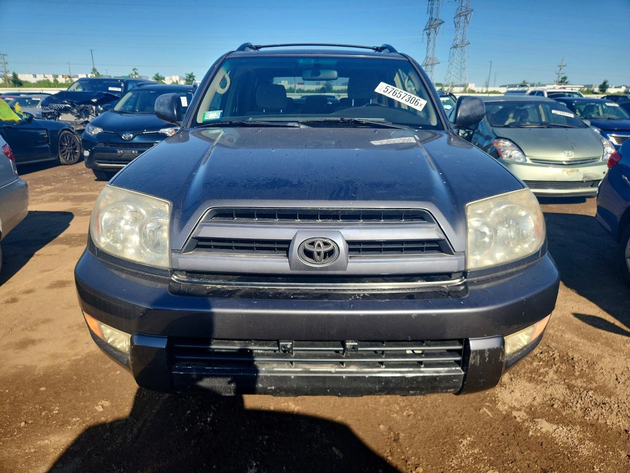 2003 Toyota 4runner Sr5 Gray vin: JTEBU14R438010544