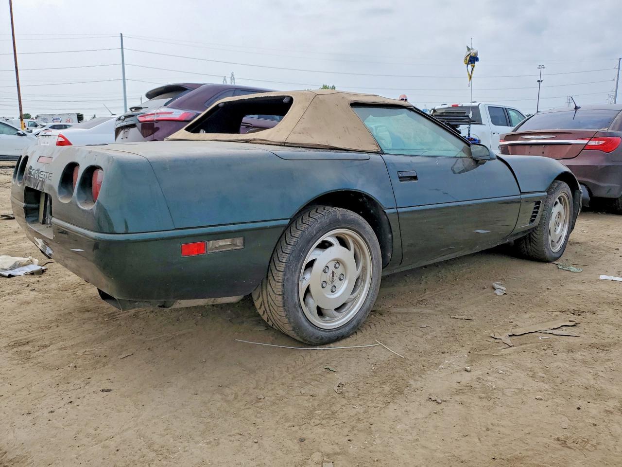 1996 Chevrolet Corvette Зеленый vin: 1G1YY32P1T5110630