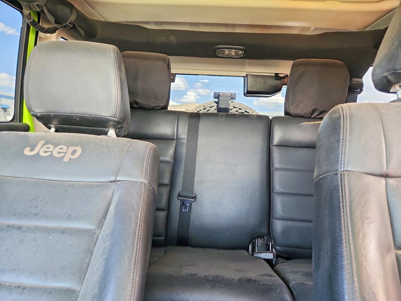 2012 Jeep Wrangler Unlimited Rubicon Green vin: 1C4BJWFG3CL248677