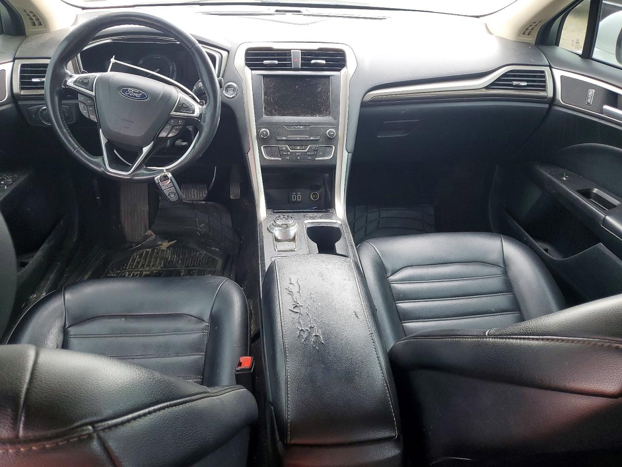 2019 Ford Fusion Sel White vin: 3FA6P0CD8KR265150