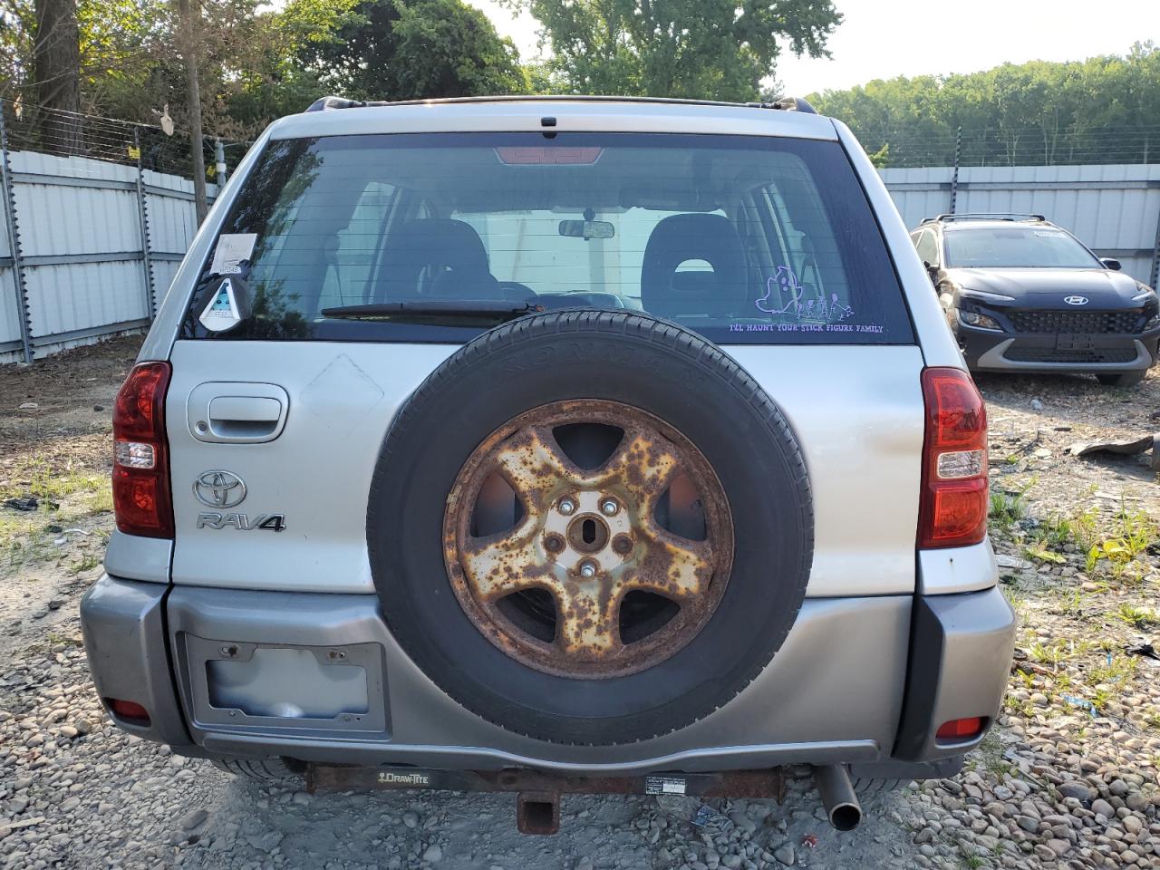 2005 Toyota Rav4 Silver vin: JTEGD20V650058496