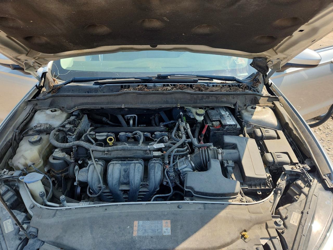 2013 Ford Fusion S Silver vin: 3FA6P0G73DR138572
