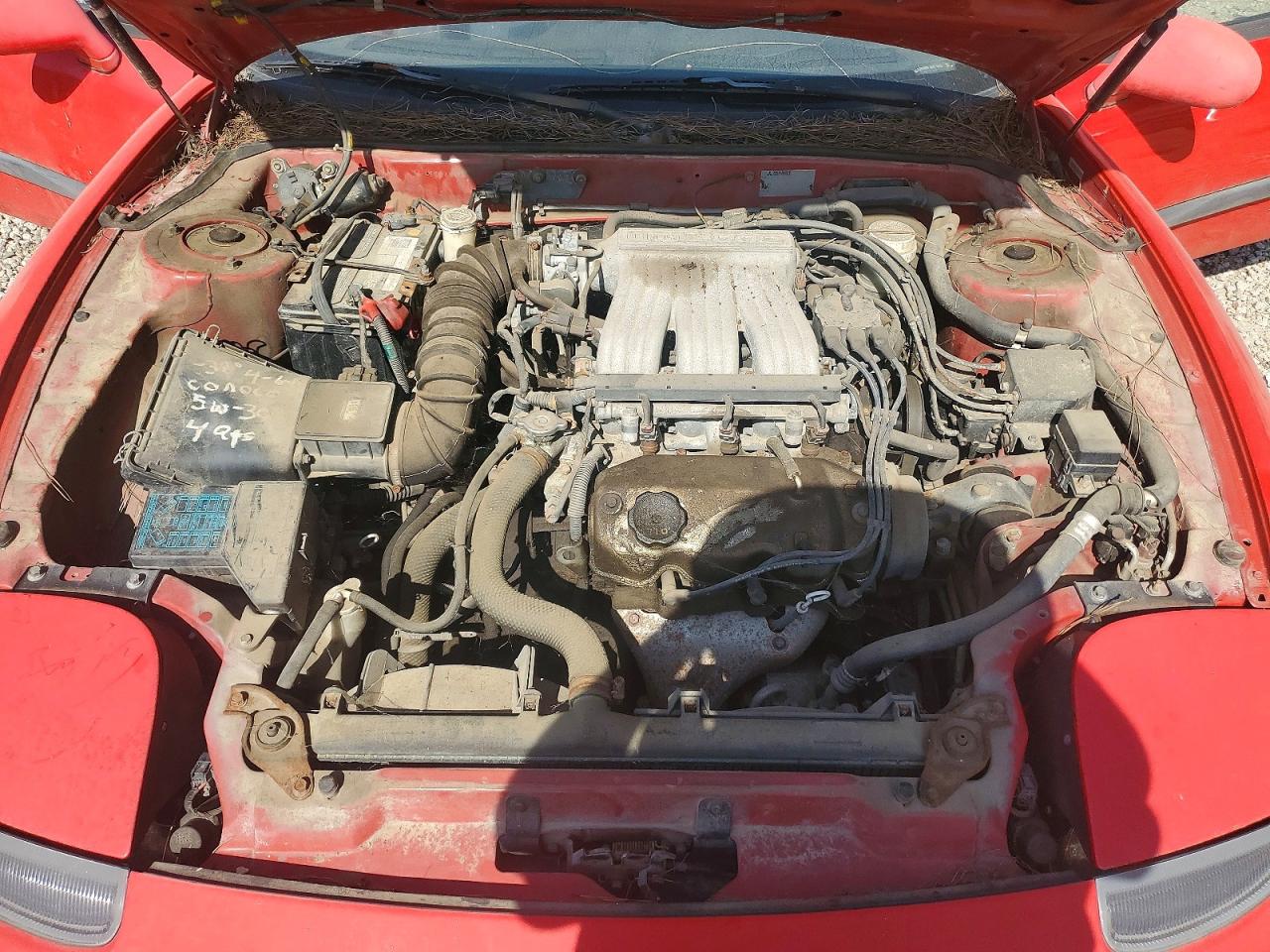1991 Dodge Stealth Red vin: JB3XD44S7MY003184