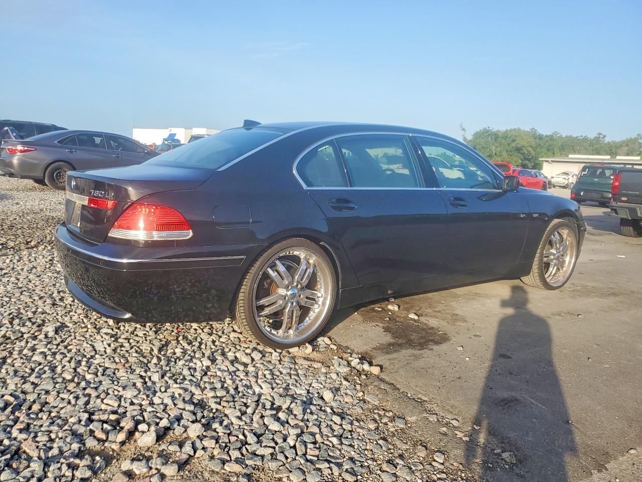 2003 Bmw 760 Li Black vin: WBAGN83483DK10207