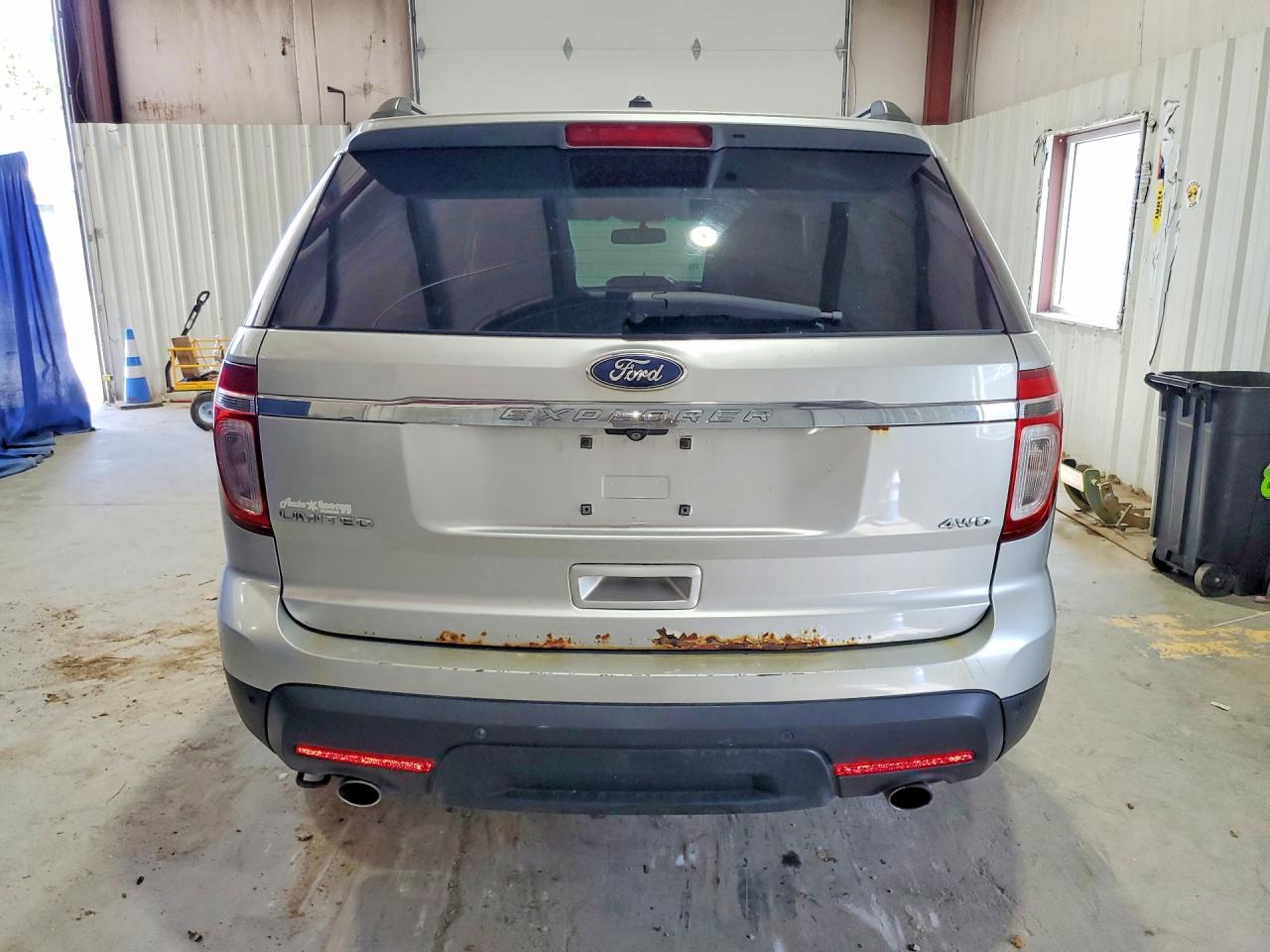 2013 Ford Explorer Limited Silver vin: 1FM5K8F83DGA75859