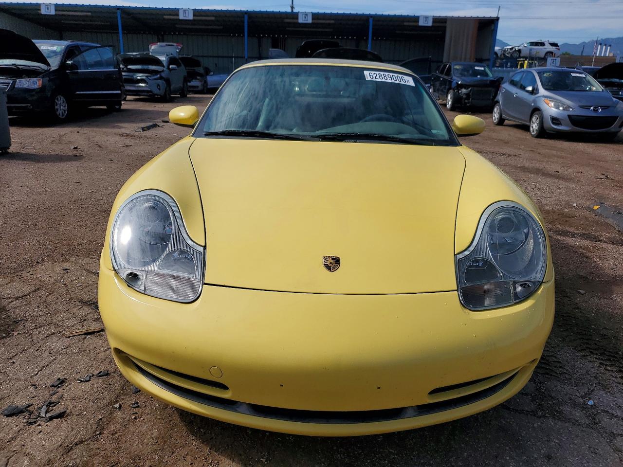 2000 Porsche 911 Carrera 2 Yellow vin: WP0CA2999YS650467