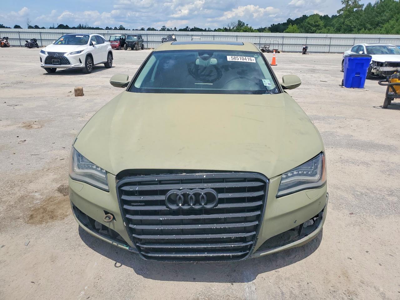2011 Audi A8 L Quattro Green vin: WAURVAFD5BN012091