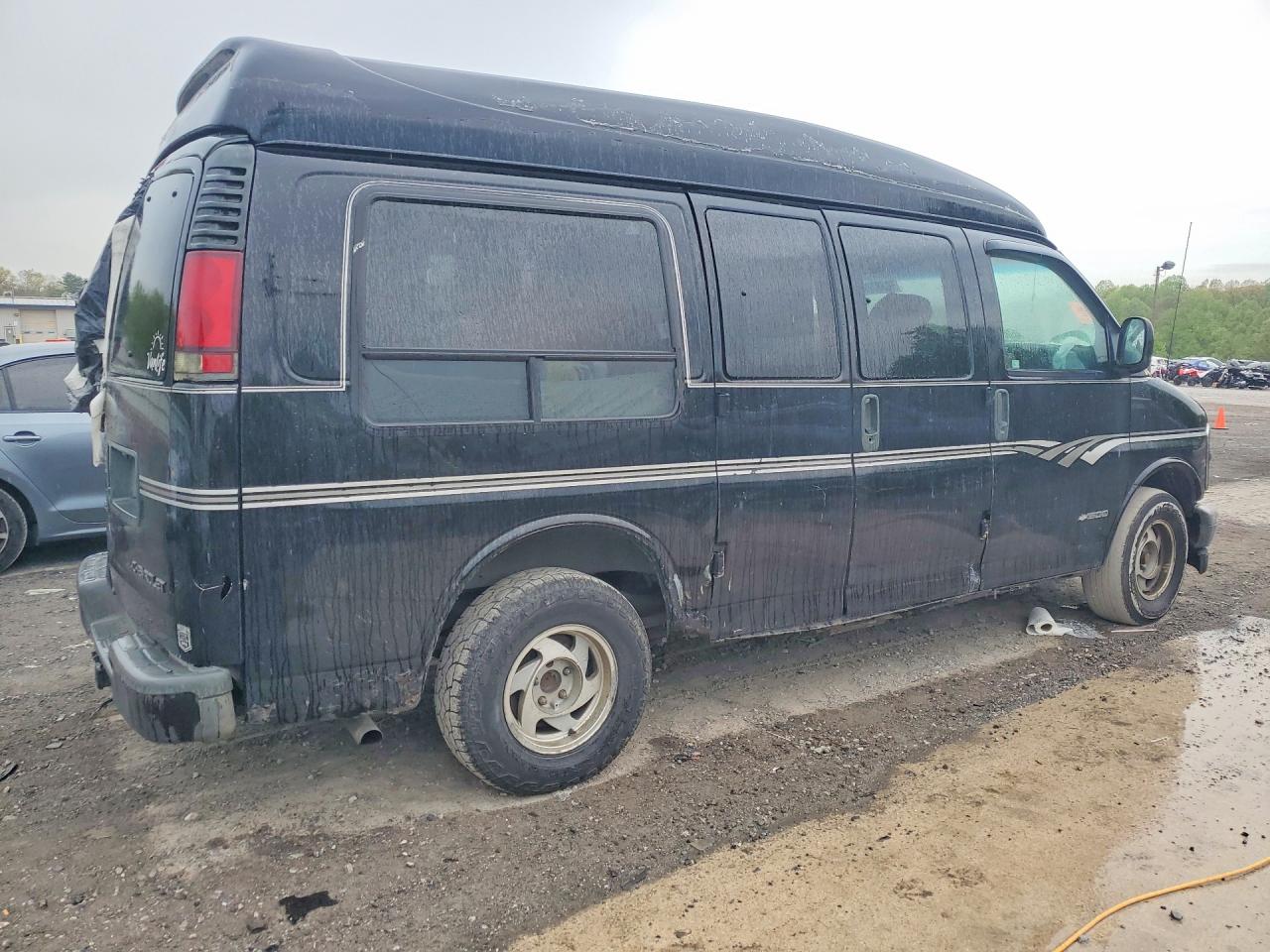 2002 Chev Express G1500 Black vin: 1GBFG15R121243546