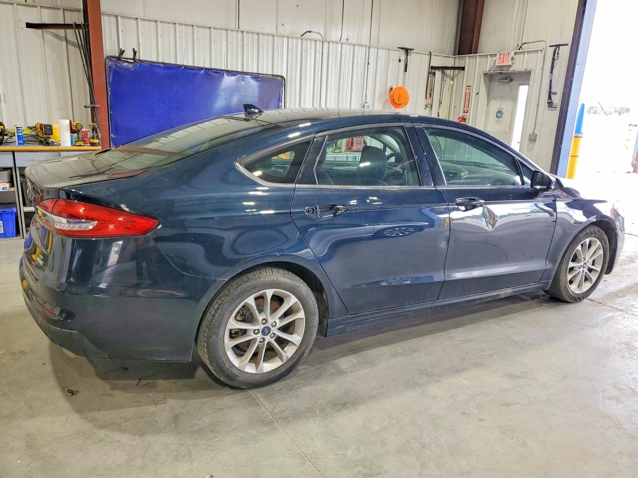 2020 Ford Fusion Se Blue vin: 3FA6P0HD1LR149704