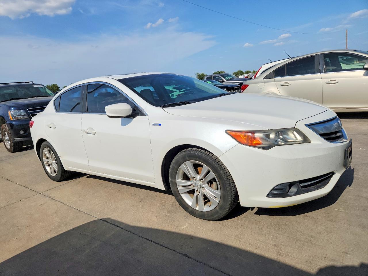 2013 Acura Ilx Hybrid Tech White vin: 19VDE3F70DE301964