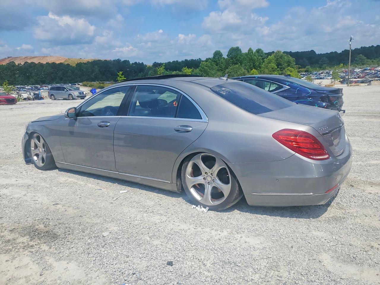 2015 Mercedes-benz S 550 4matic Silver vin: WDDUG8FB4FA118016