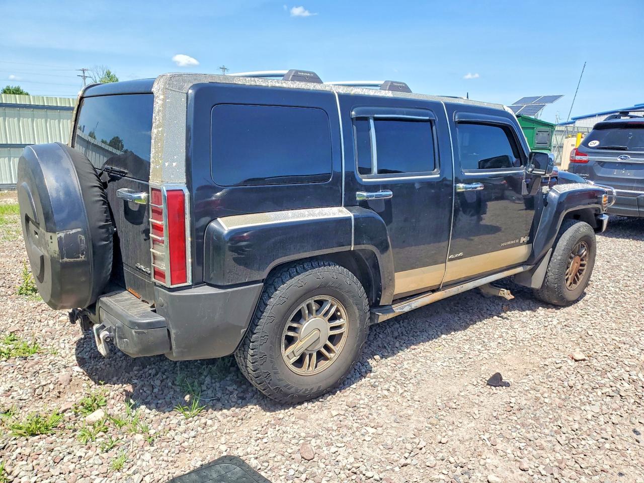 2009 Hummer H3 Черный vin: 5GTEN13E798104495
