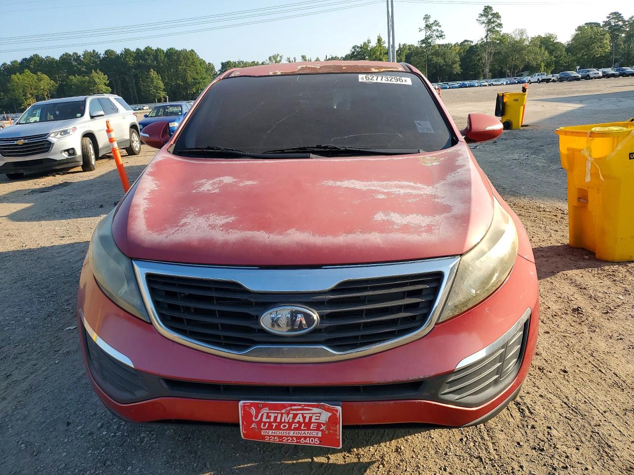 2012 Kia Sportage Lx Красный vin: KNDPB3A22C7229785