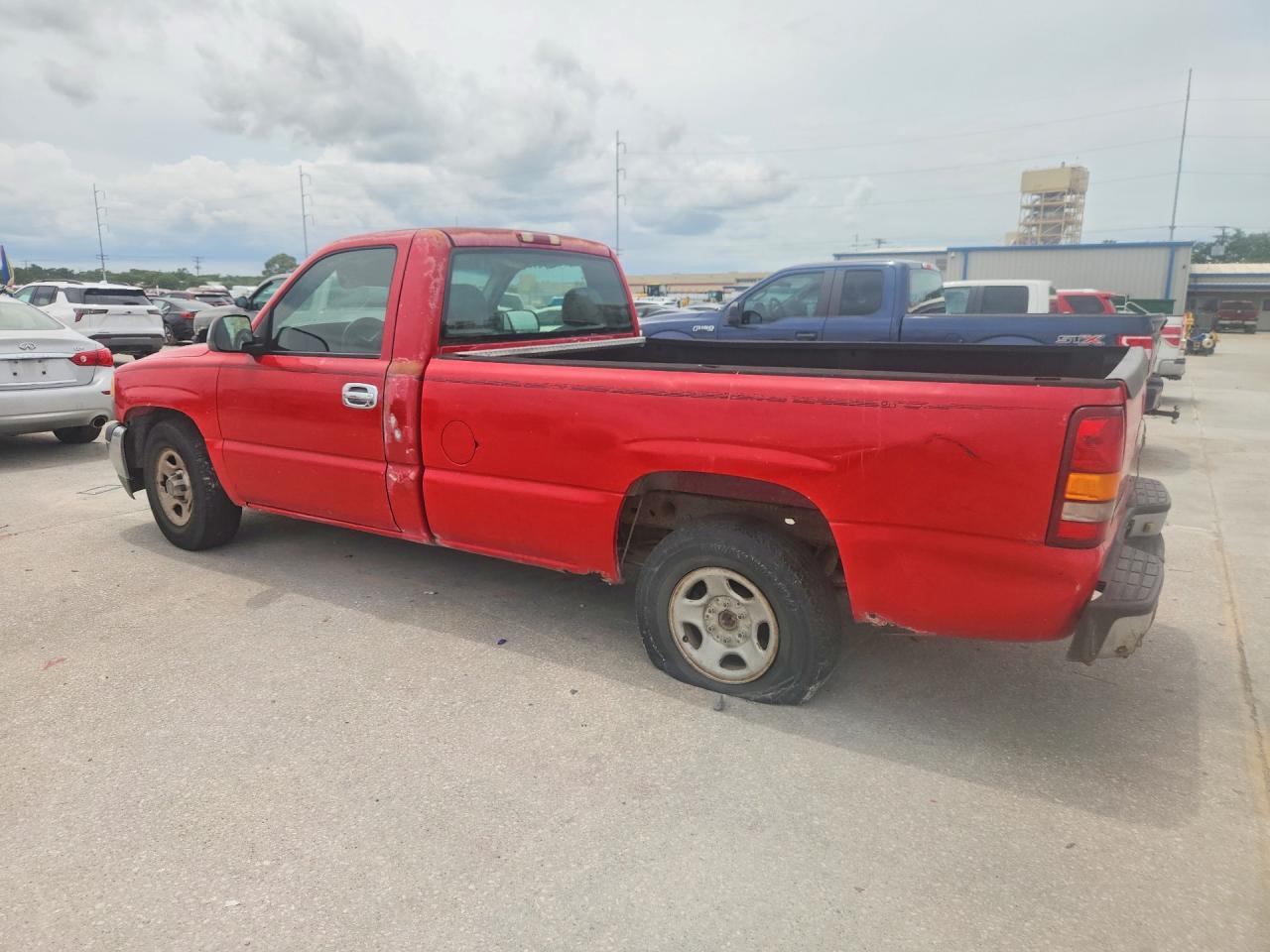 2002 Gmc New Sierra C1500 Red vin: 1GTEC14W22Z327757