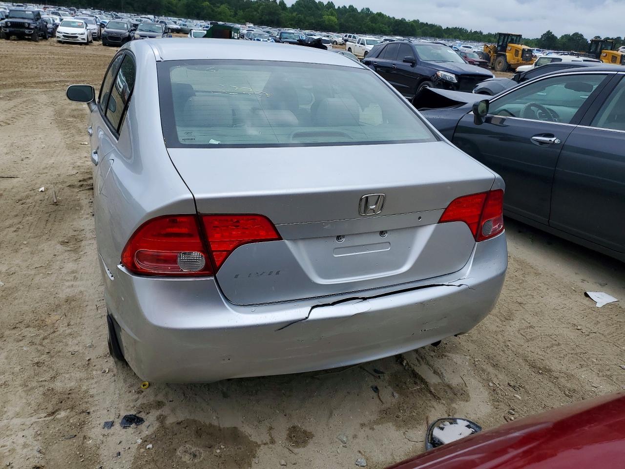 2006 Honda Civic Lx Silver vin: 1HGFA16536L139161