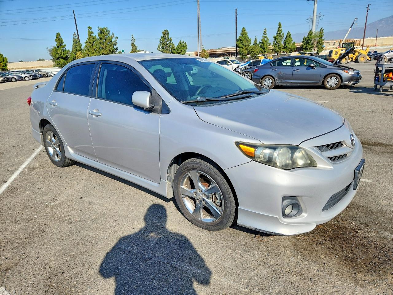 2011 Toyota Corolla S Silver vin: 2T1BU4EE5BC613698