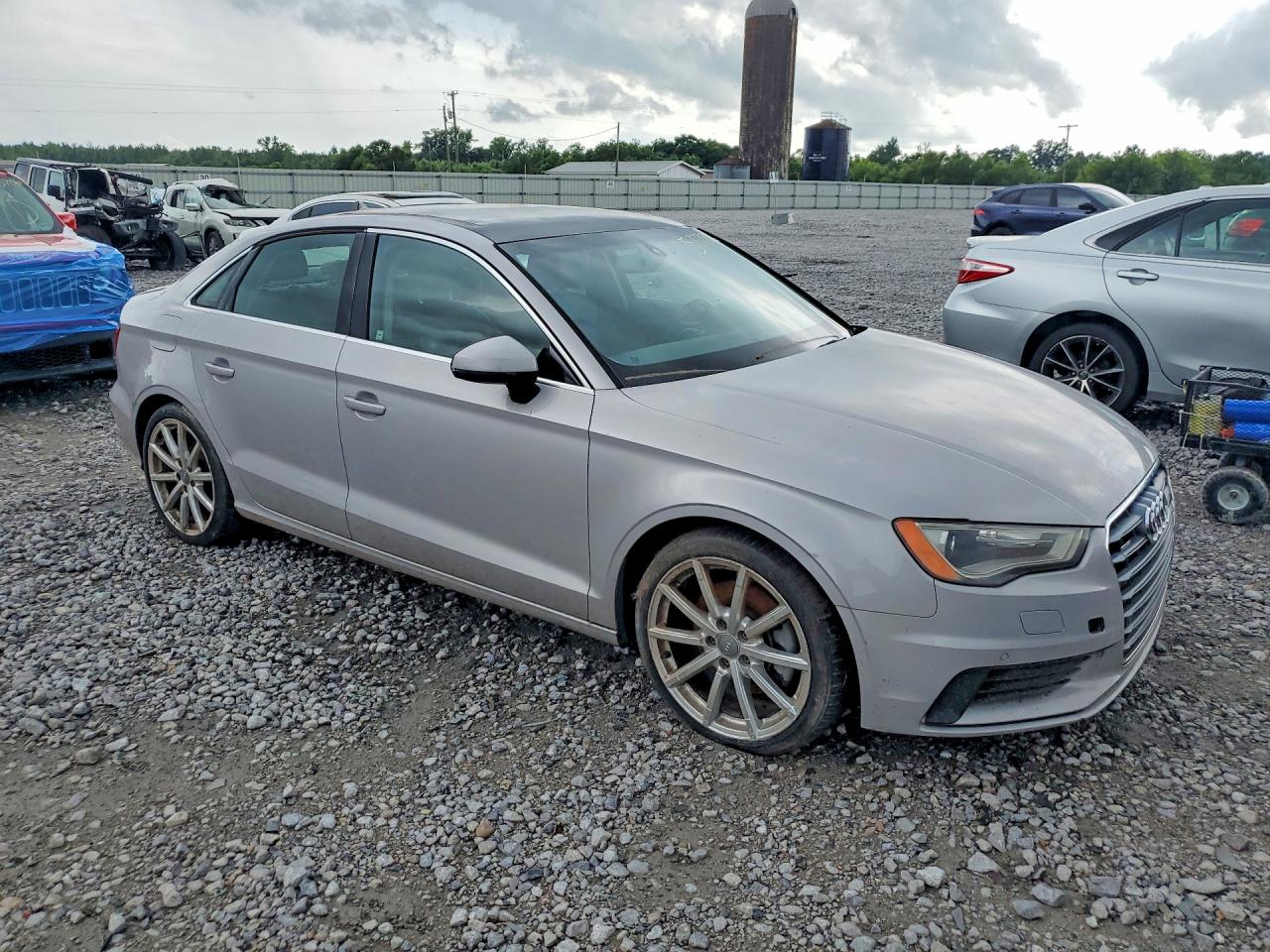 2015 Audi A3 Premium Plus Silver vin: WAUEFGFF3F1081228