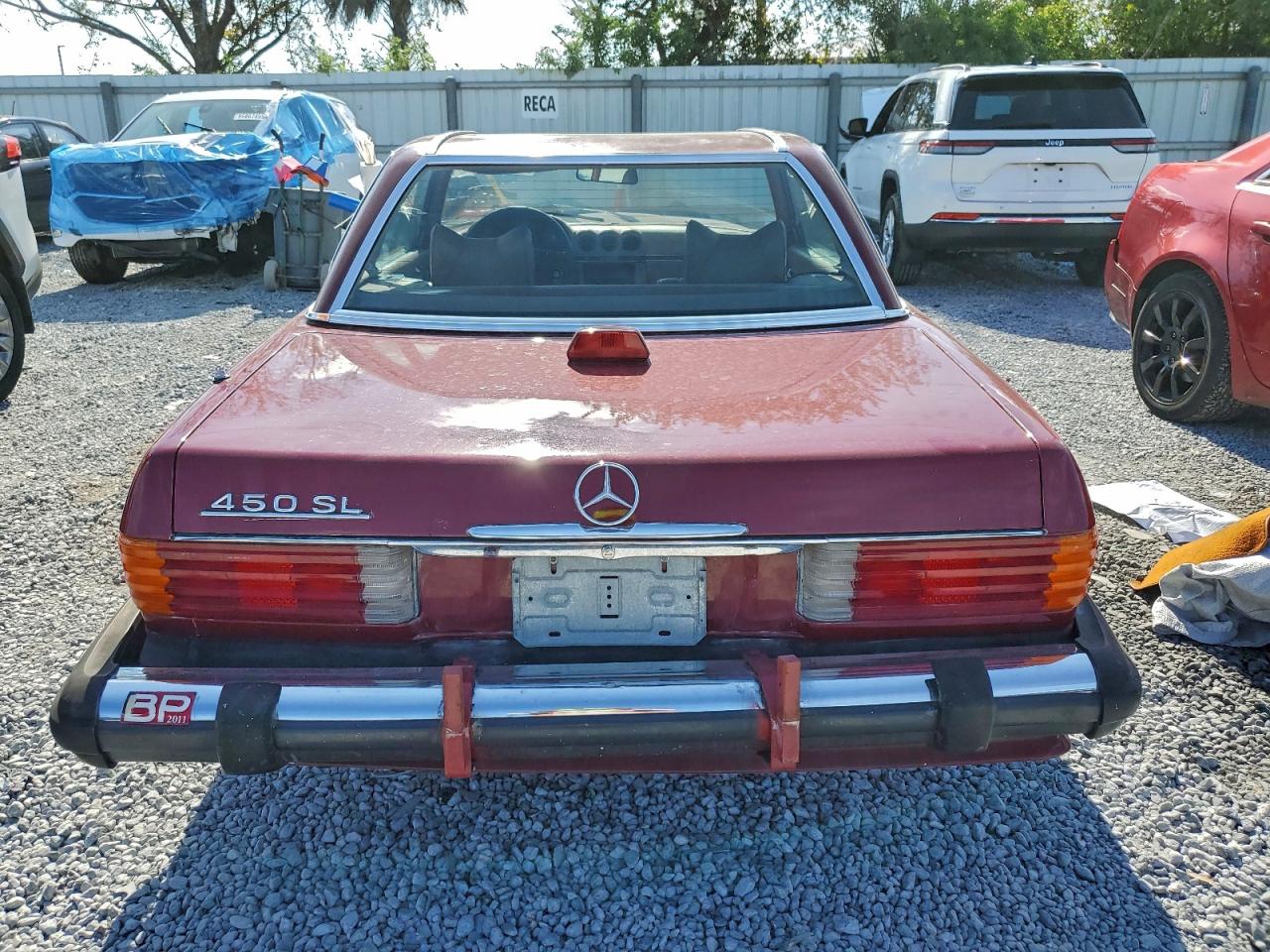 1976 Mercedes Benz 450 Sl Red vin: 10704412031923