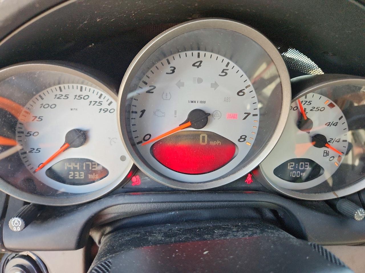 2005 Porsche Boxster S Черный vin: WP0CB29895S730433