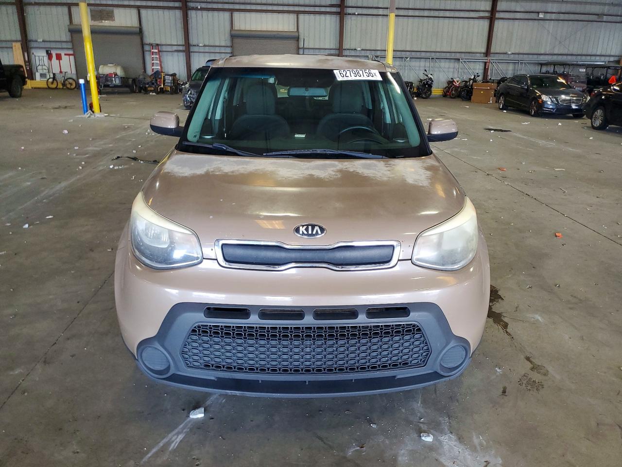 2014 Kia Soul Base Brown vin: KNDJN2A21E7033492