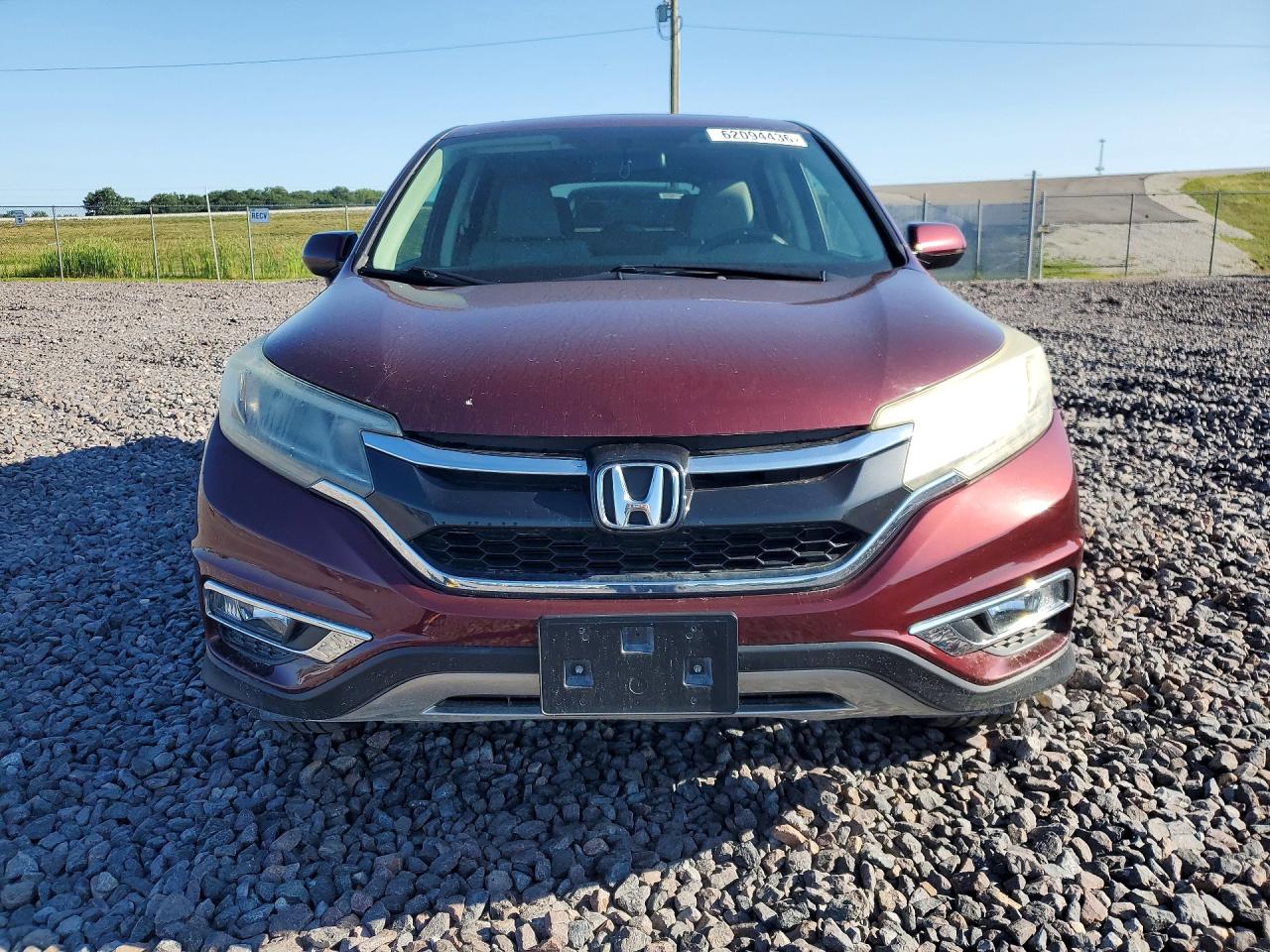 2015 Honda Cr-v Ex Burgundy vin: 5J6RM4H55FL066905