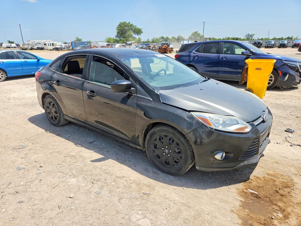 2012 Ford Focus Se Черный vin: 1FAHP3F23CL449156