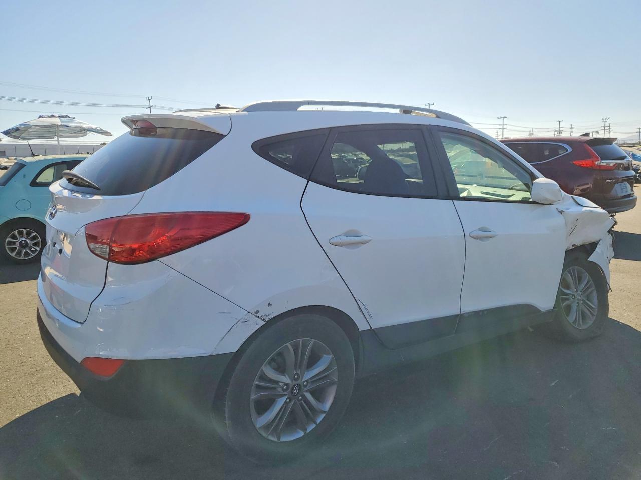 2015 Hyundai Tucson Se Белый vin: KM8JU3AG7FU092680