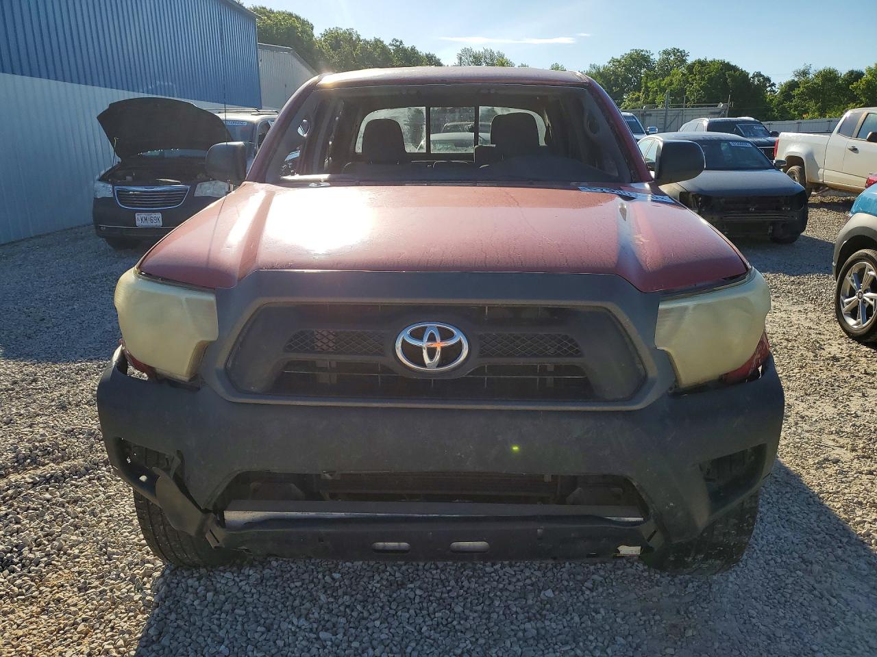 2013 Toyota Tacoma Double Cab Prerunner Red vin: 5TFJU4GN2DX042507