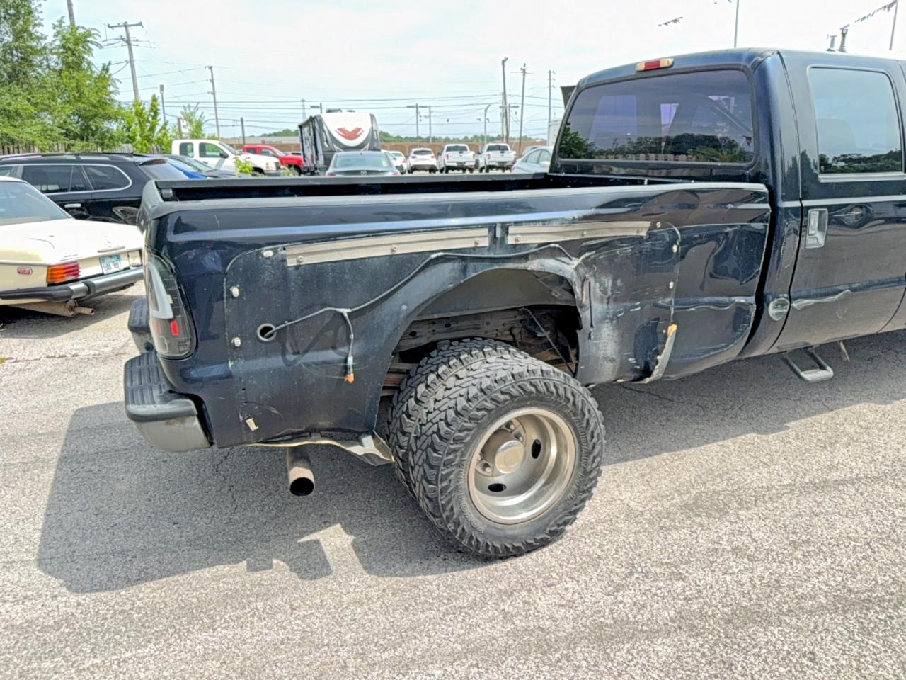 2006 Ford F350 Super Duty Black vin: 1FTWW33P86EA38834