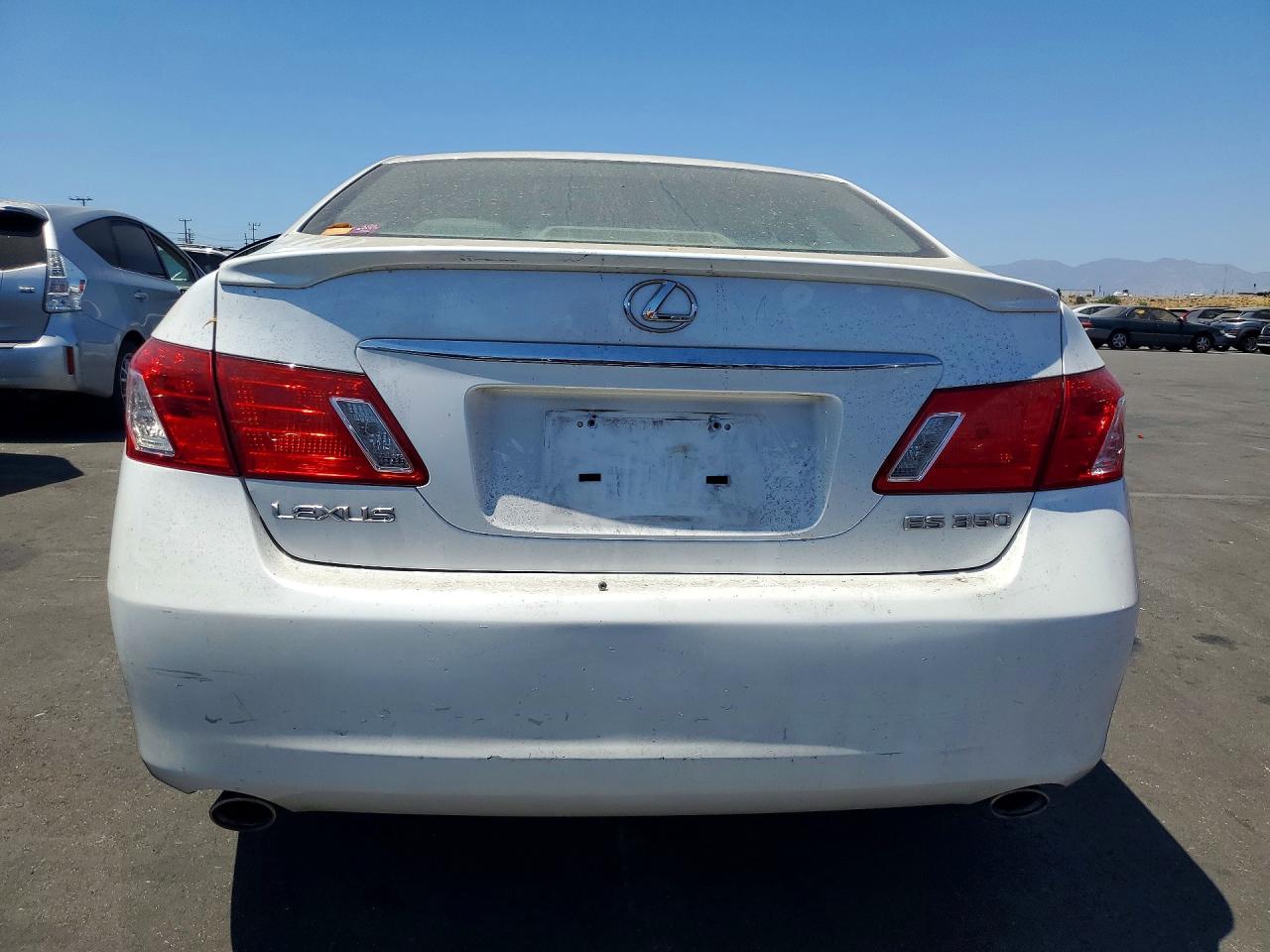 2009 Lexus Es 350 White vin: JTHBJ46G992339003