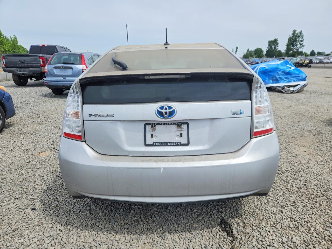 2010 Toyota Prius Ii Silver vin: JTDKN3DU6A0092743