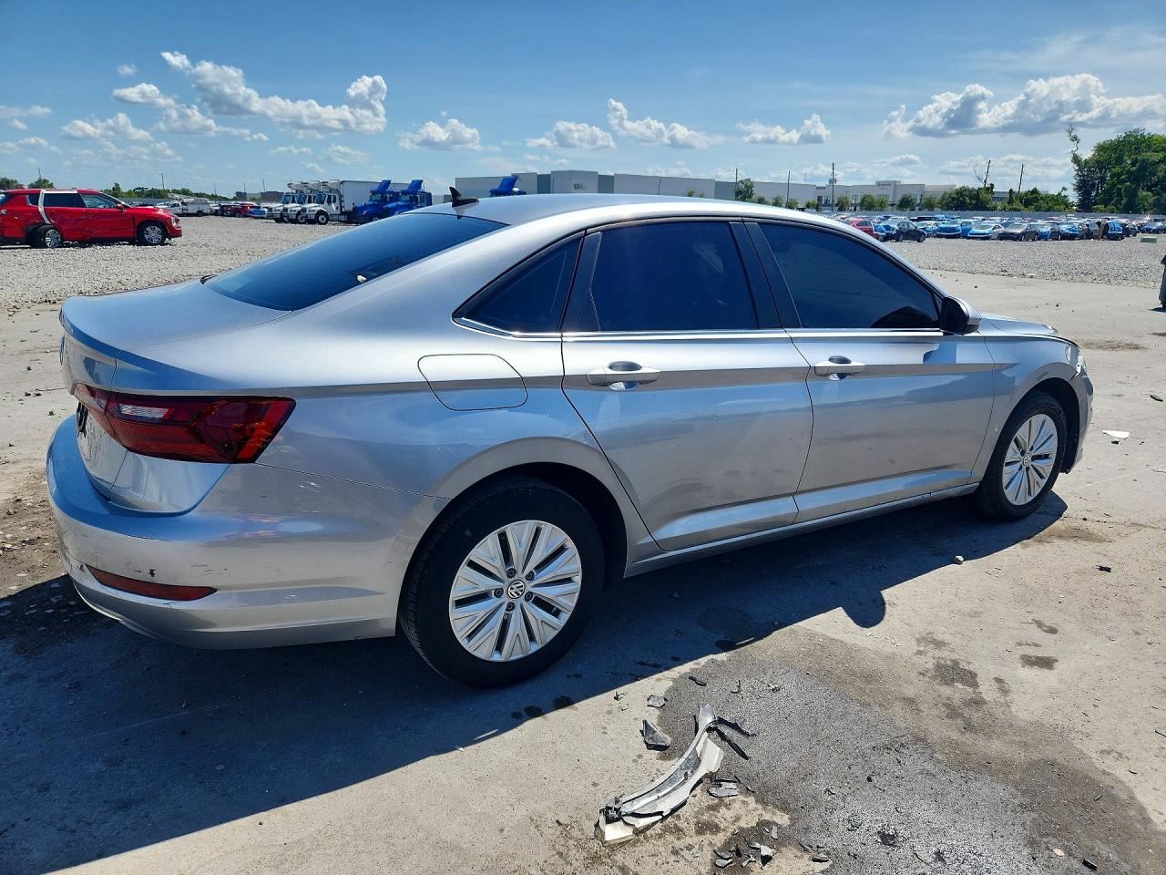 2020 Volkswagen Jetta S Silver vin: 3VWCB7BU7LM022124